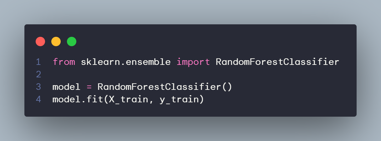 Code Snap Train the Model
