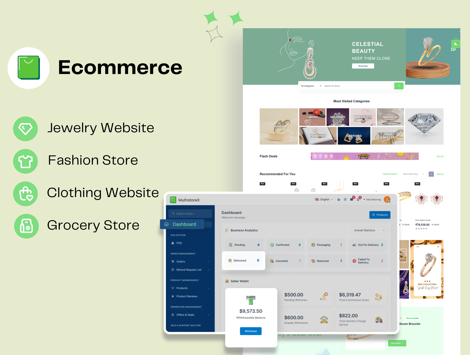MultiStoreX eCommerce Platform