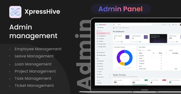 XpressHive - Admin Panel